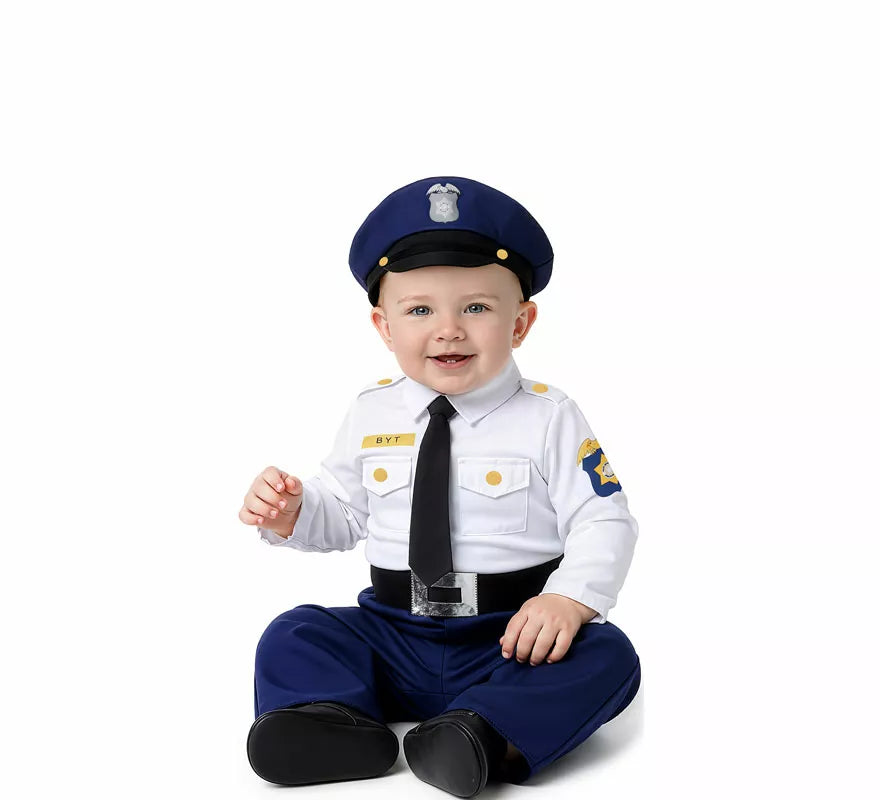 Translation missing: de.Disfraz de Policía con Sombrero para bebé
