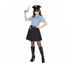 Polizeikostüm mit Mütze für Damen