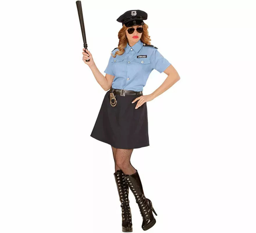 Translation missing: de.Disfraz de Policía con Sombrero para mujer