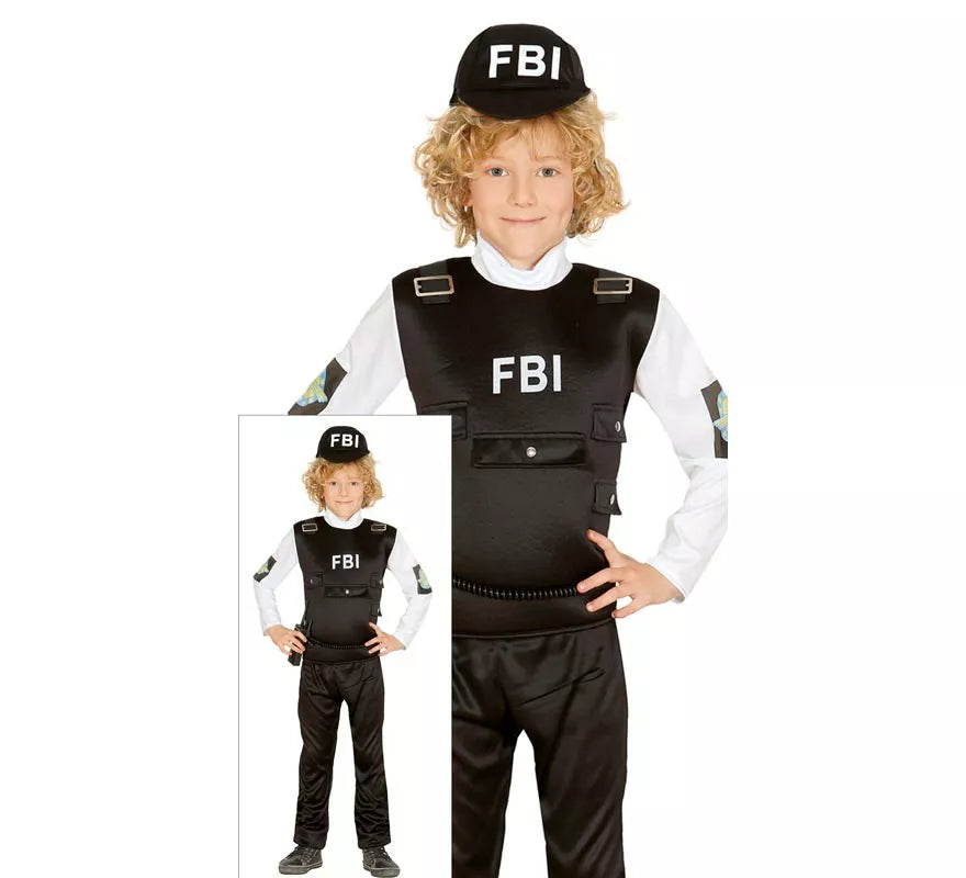 Translation missing: de.Disfraz de Policía del F.B.I. para niño
