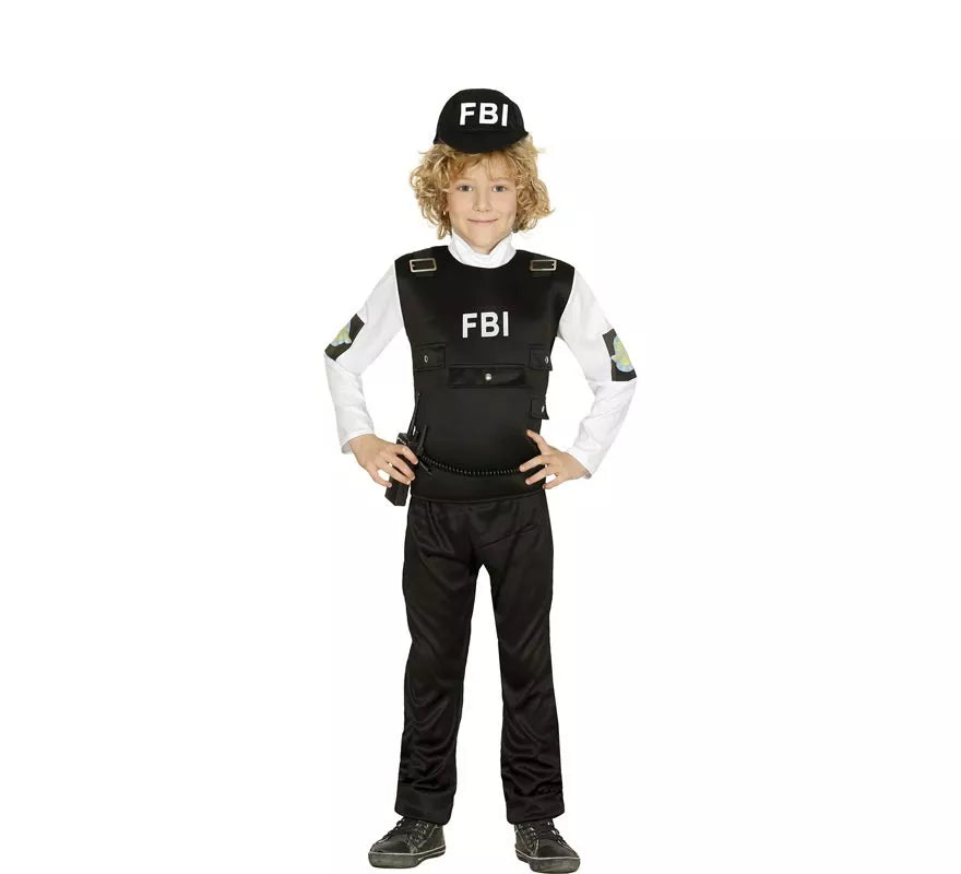 Translation missing: de.Disfraz de Policía del F.B.I. para niño