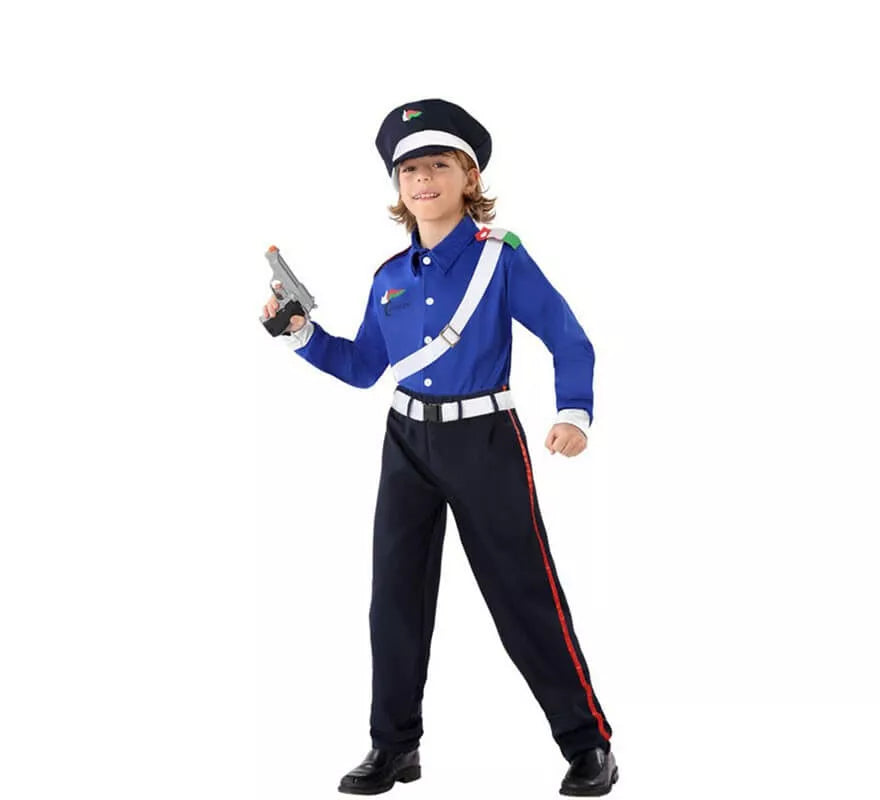 Translation missing: de.Disfraz de Policía Italiano para niño