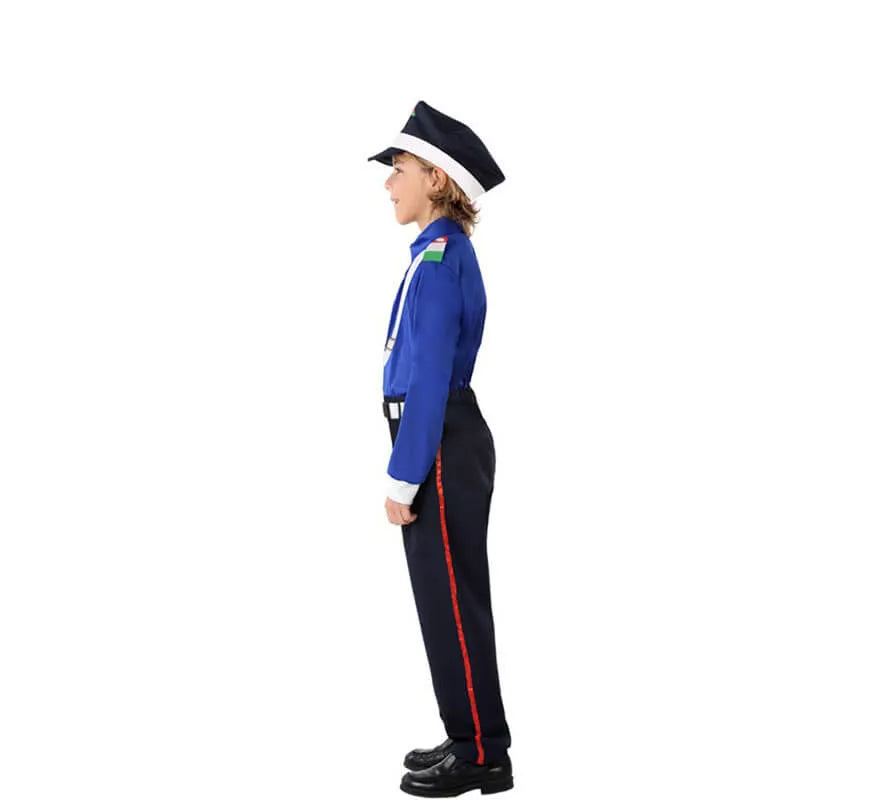 Translation missing: de.Disfraz de Policía Italiano para niño