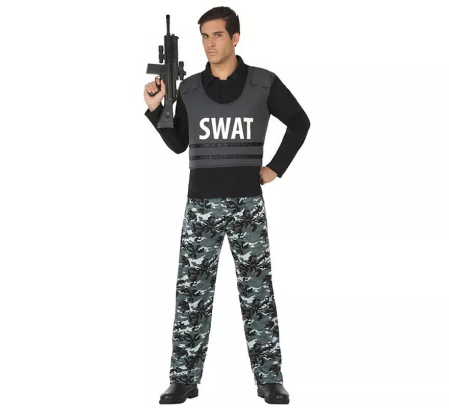 Translation missing: de.Disfraz de Policía SWAT para hombre