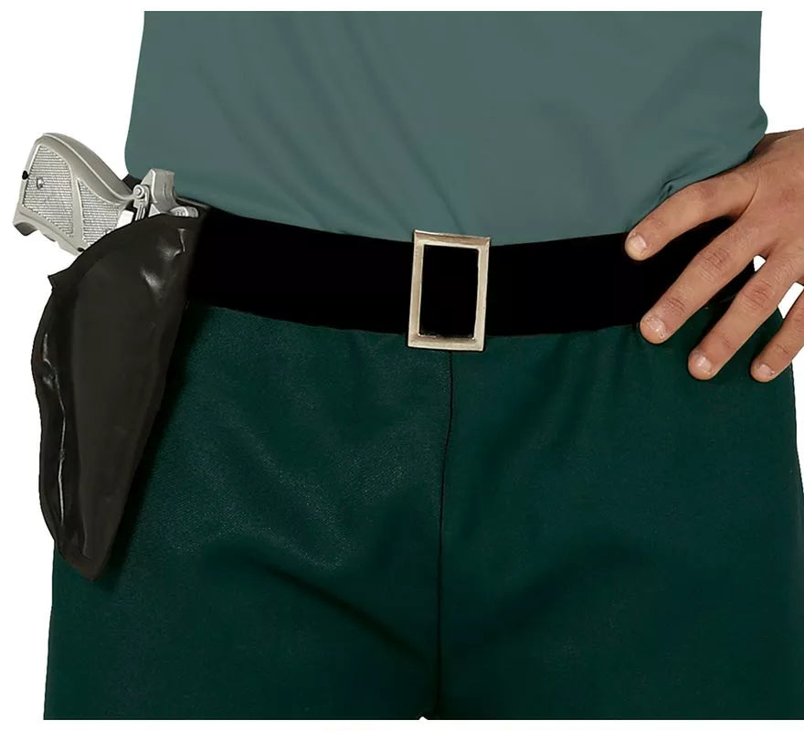 Translation missing: de.Disfraz de Policía Verde para hombre