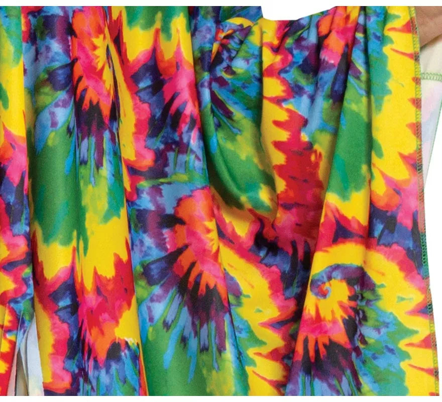Disfraz de Poncho Hippie para mujer