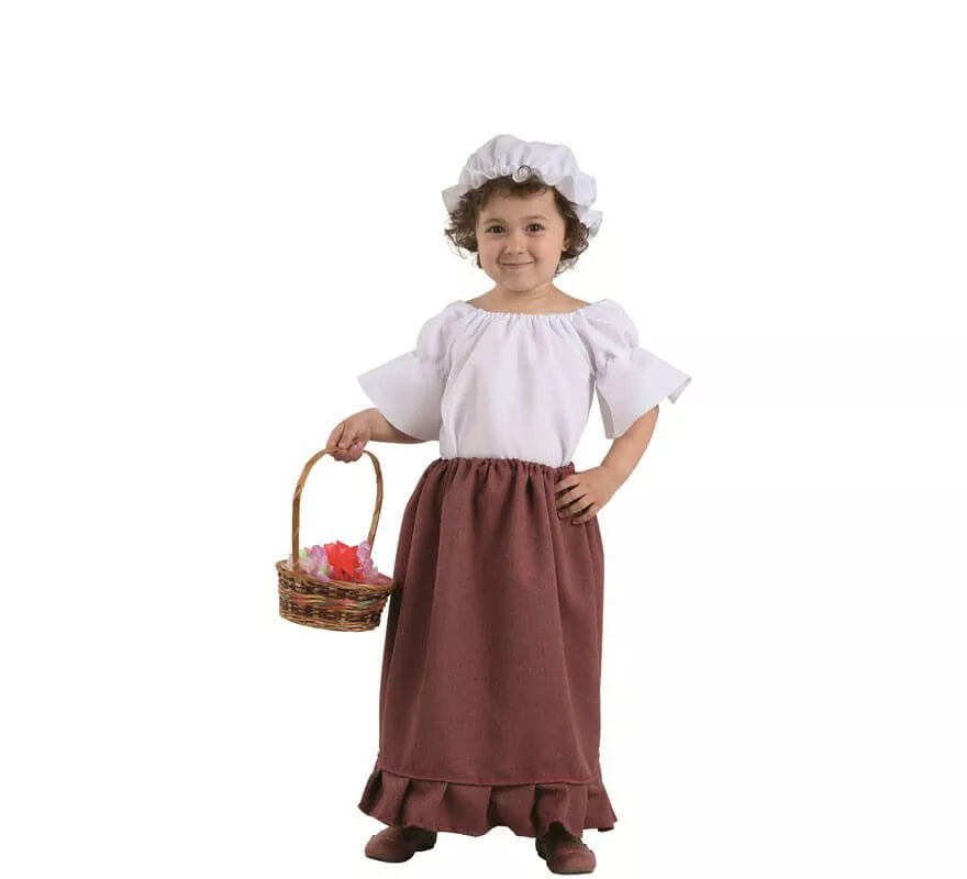 Translation missing: de.Disfraz de Posadera Medieval para niña