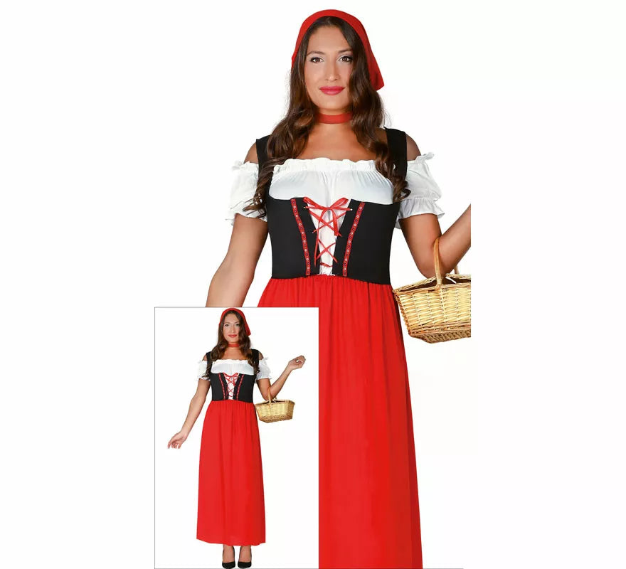 Disfraz de Posadera o Tabernera para mujer