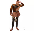 Disfraz de Posadero Medieval marrón para hombres