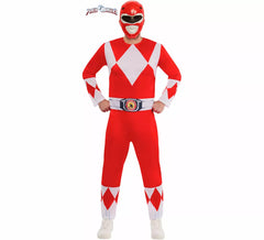 Power- Kostüm Red Ranger für Herren