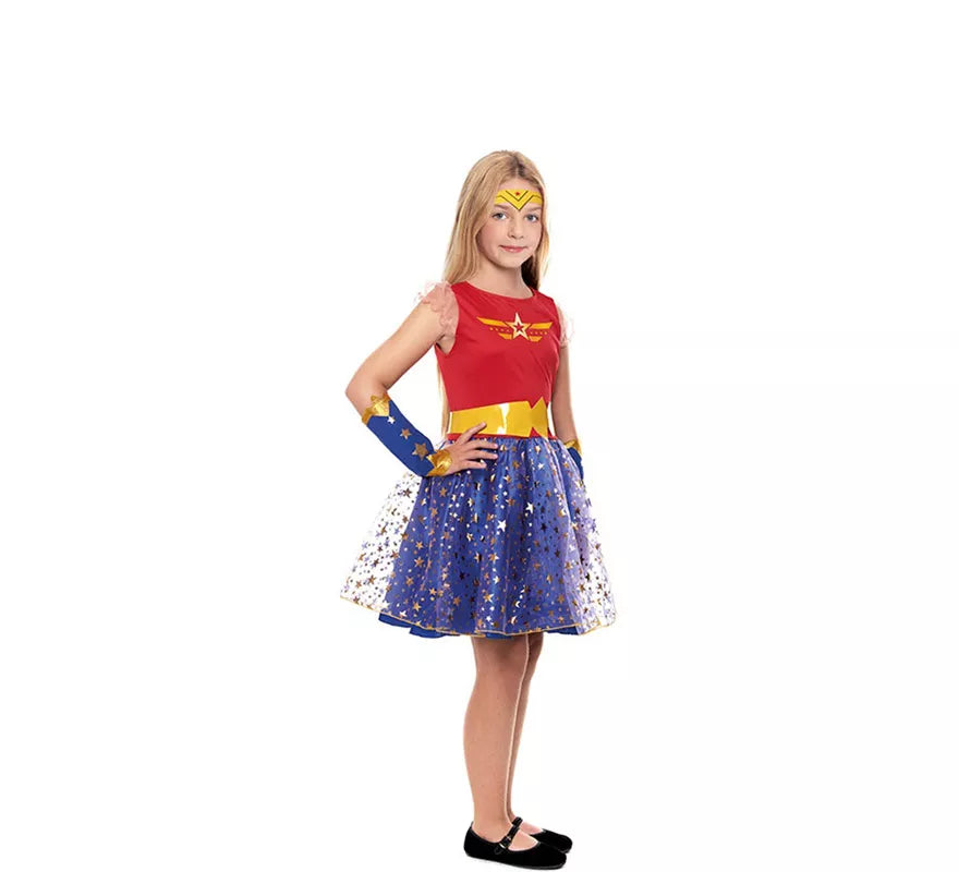 Translation missing: de.Disfraz de Power Woman para niña