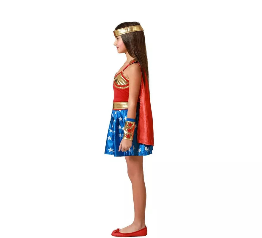 Translation missing: de.Disfraz de Power Woman para niña