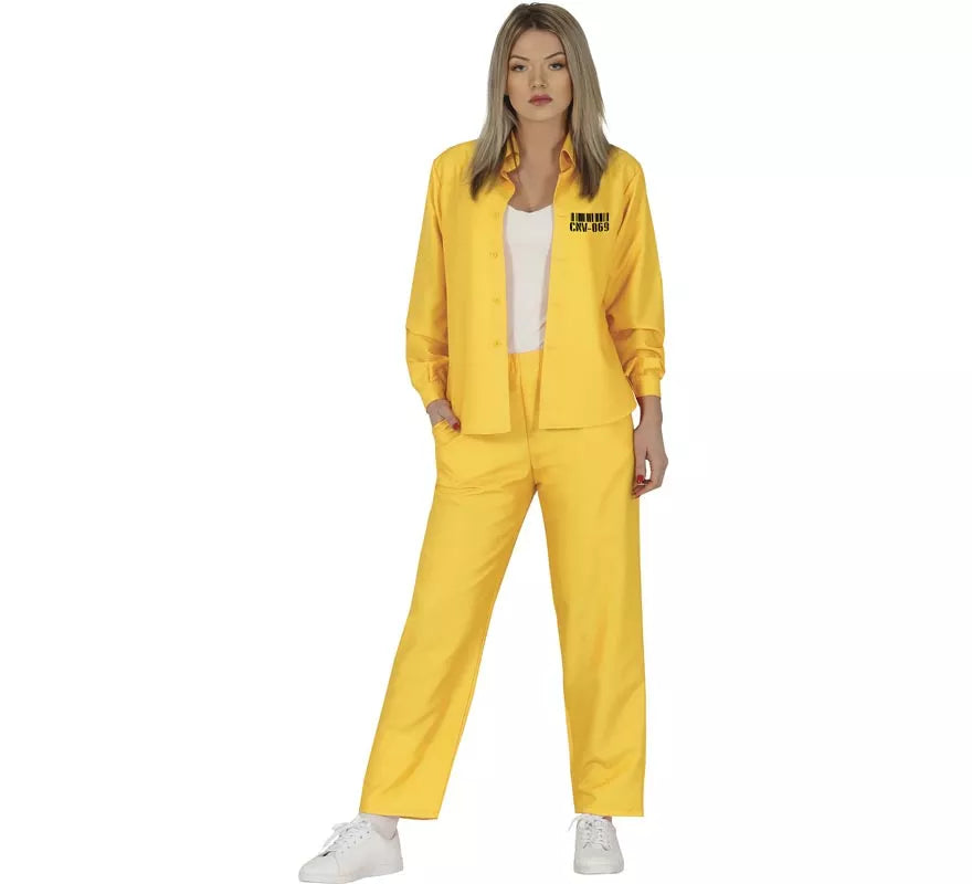 Translation missing: de.Disfraz de Presa Amarillo para mujer