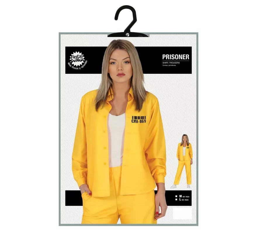Translation missing: de.Disfraz de Presa Amarillo para mujer