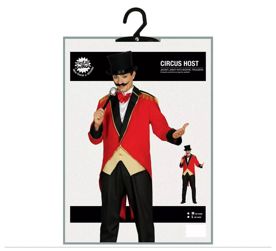 Translation missing: de.Disfraz de Presentador de Circo para hombre