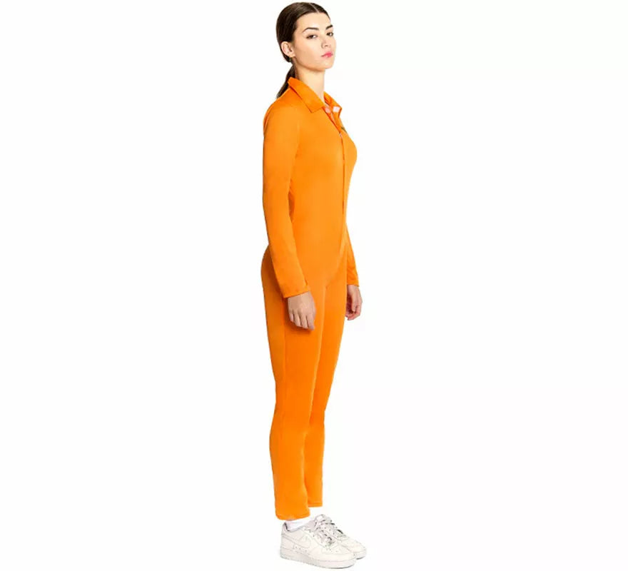 Translation missing: de.Disfraz de Presidiaria naranja para mujer