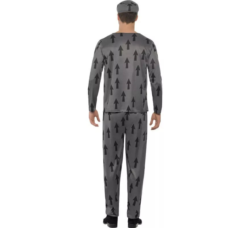 Disfraz de Presidiario Lawbreaker para Hombre