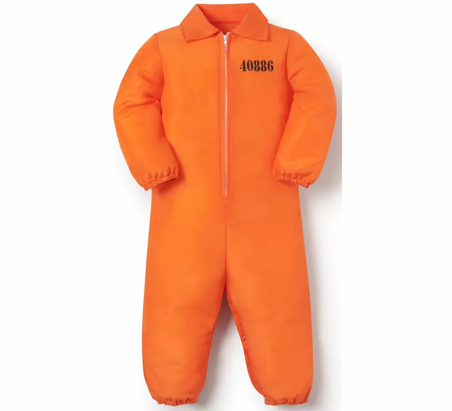 Translation missing: de.Disfraz de Preso naranja para bebé