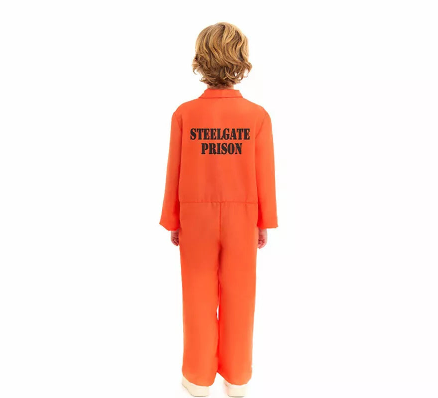 Translation missing: de.Disfraz de Preso naranja para niño