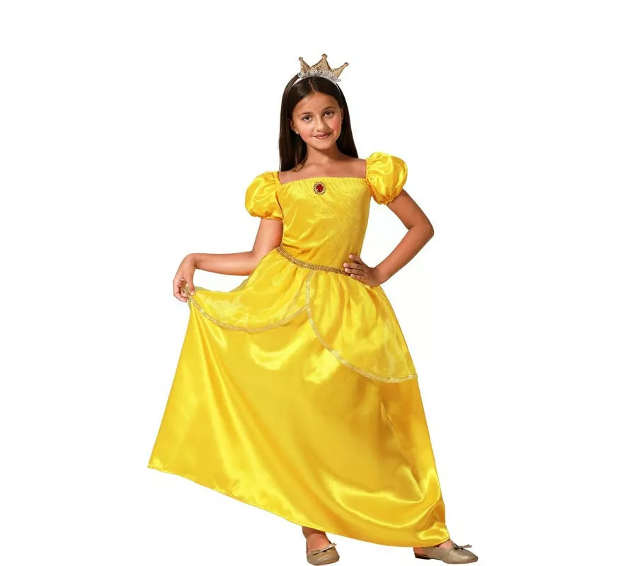 Translation missing: de.Disfraz de Princesa amarilla para niña