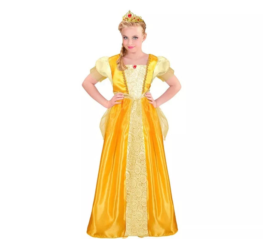 Disfraz de Princesa amarilla para niña