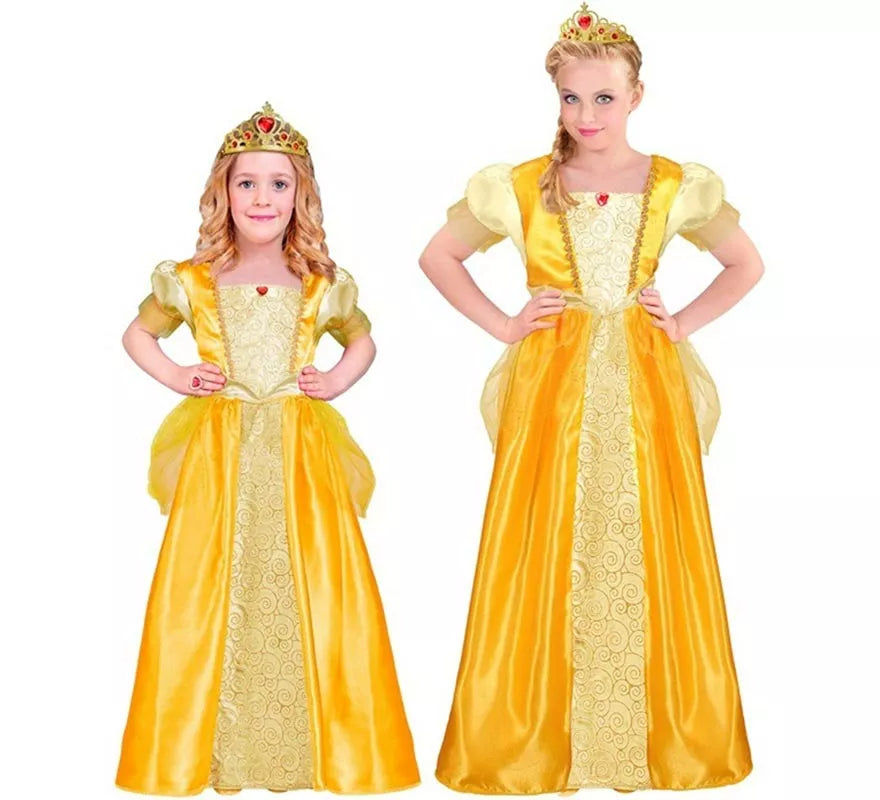 Translation missing: de.Disfraz de Princesa amarilla para niña