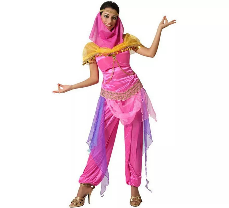 Translation missing: de.Disfraz de Princesa Árabe Elegante Rosa, para mujer