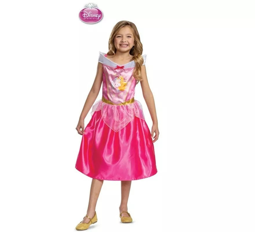 Translation missing: de.Disfraz de Princesa Aurora Basic Plus para niña