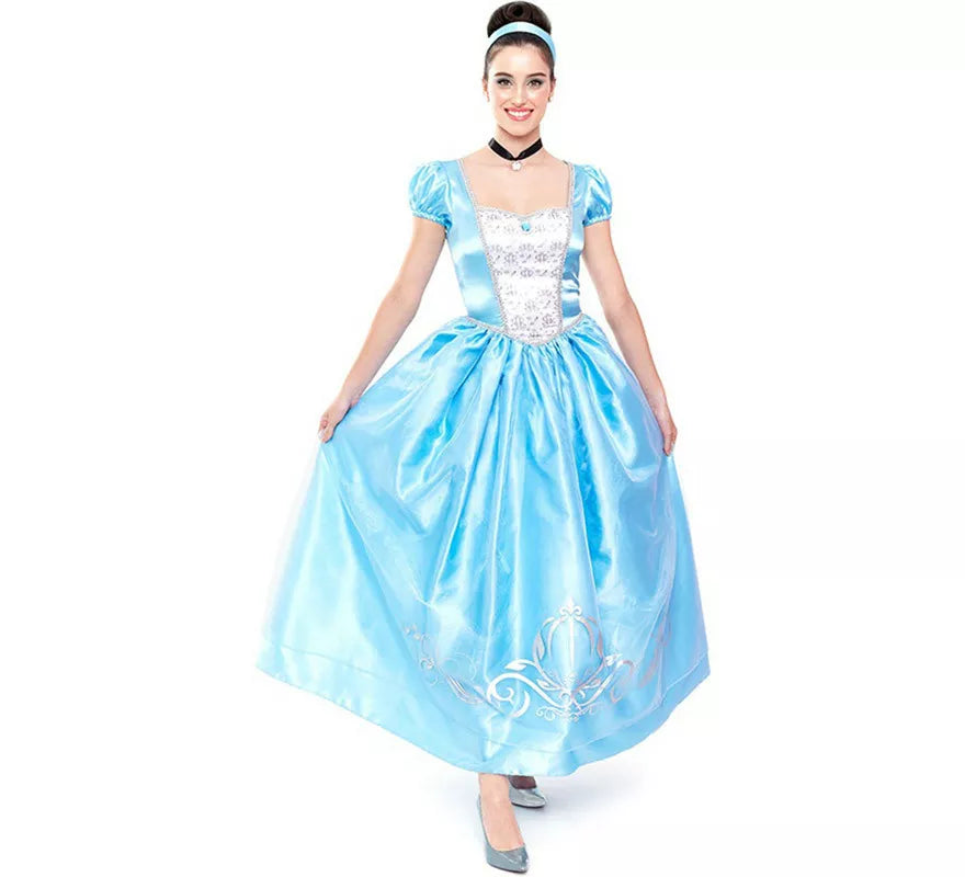 Translation missing: de.Disfraz de Princesa Azul de Cuento de Hadas para mujer