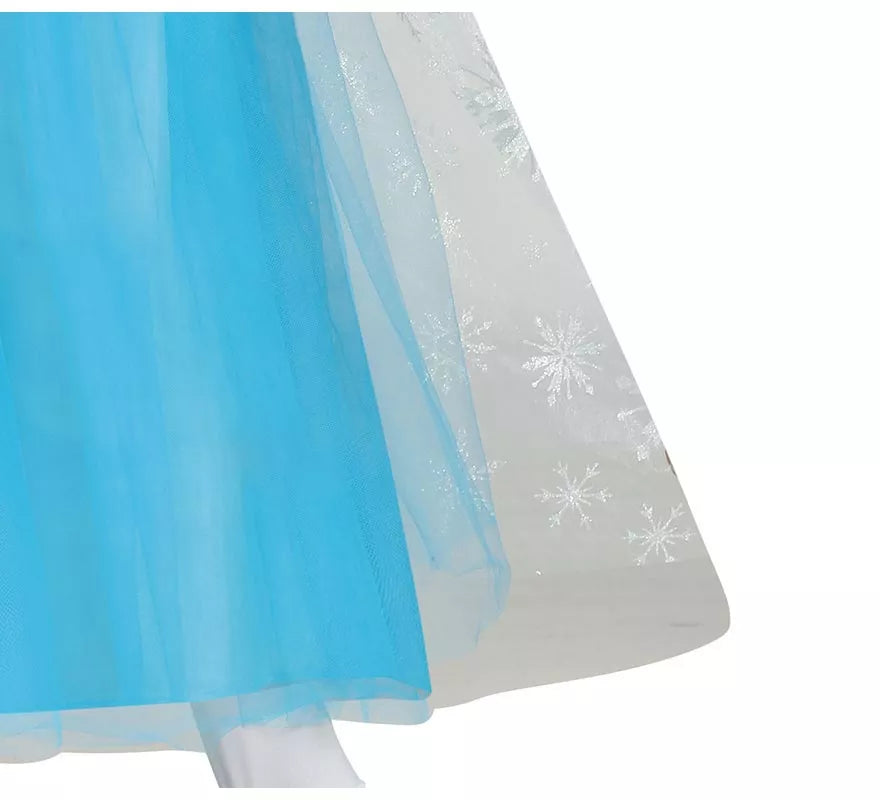 Translation missing: de.Disfraz de Princesa Azul de Hielo para niña