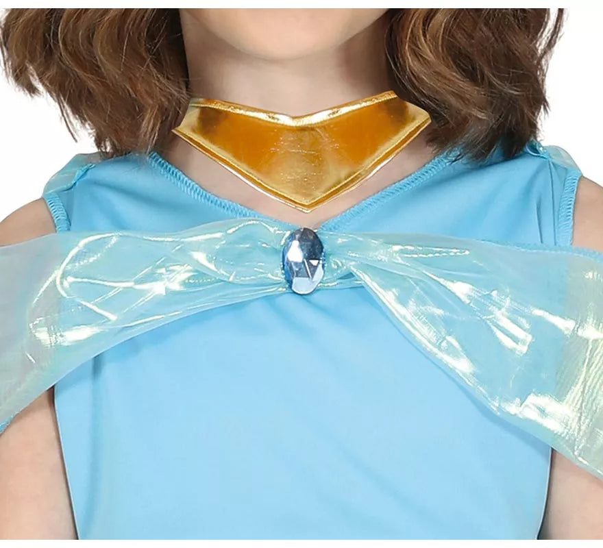 Translation missing: de.Disfraz de Princesa Azul del Desierto para niña