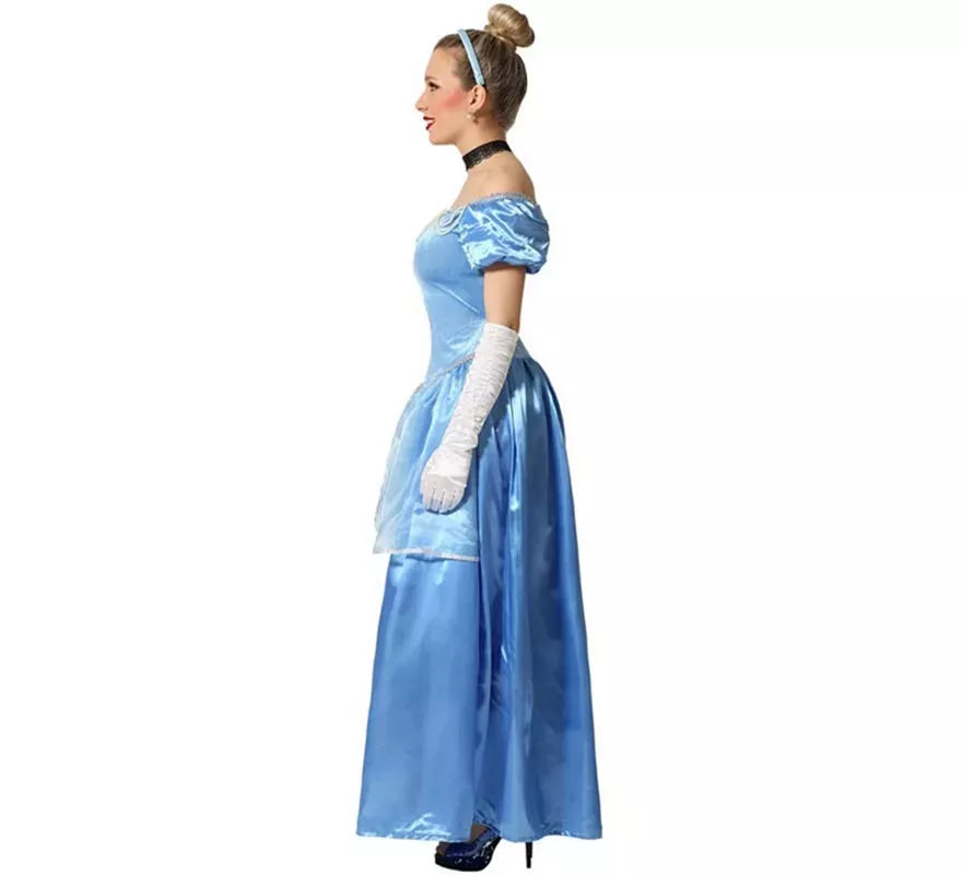 Translation missing: de.Disfraz de Princesa azul para mujer