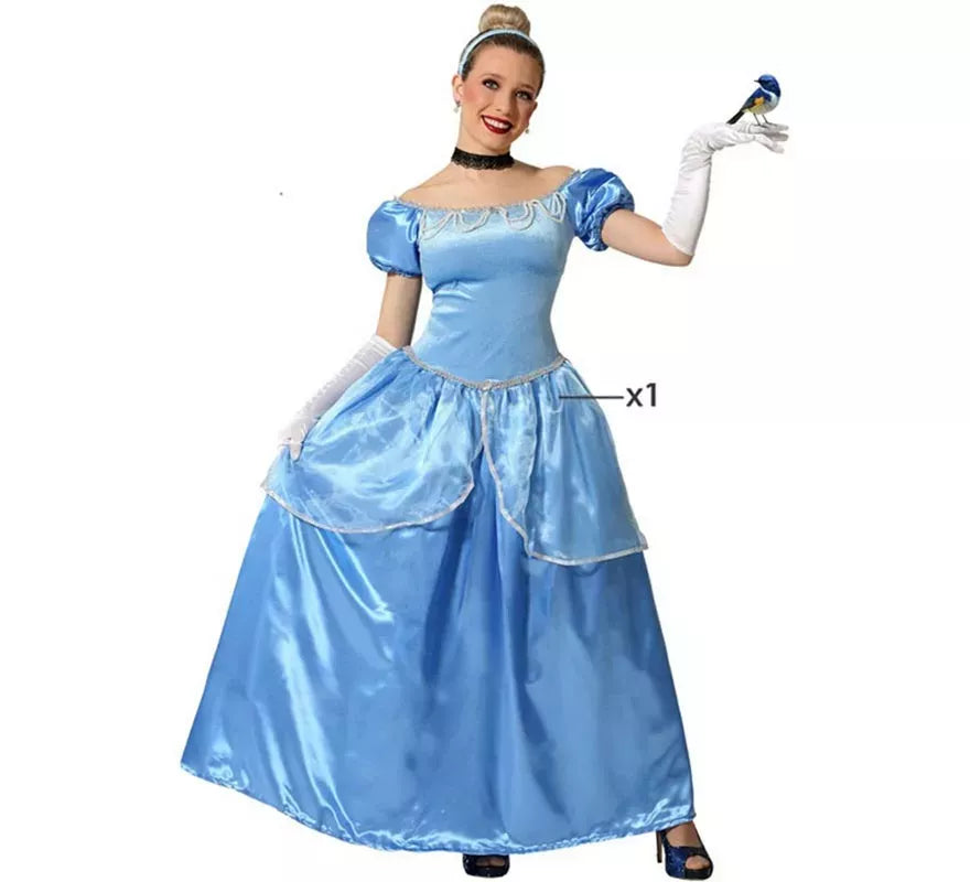 Translation missing: de.Disfraz de Princesa azul para mujer