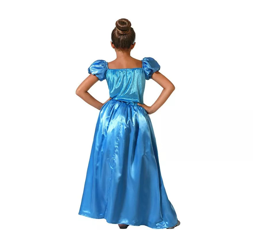 Translation missing: de.Disfraz de Princesa azul para niña
