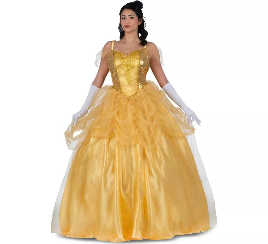 Translation missing: de.Disfraz de Princesa Bella amarilla para mujer