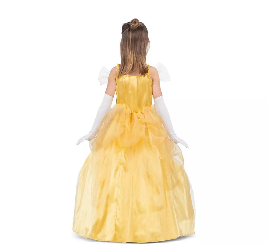 Translation missing: de.Disfraz de Princesa Bella amarilla para niña