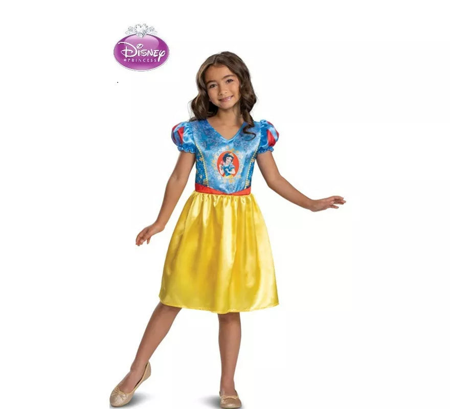 Translation missing: de.Disfraz de Princesa Blancanieves Básico Plus para niña