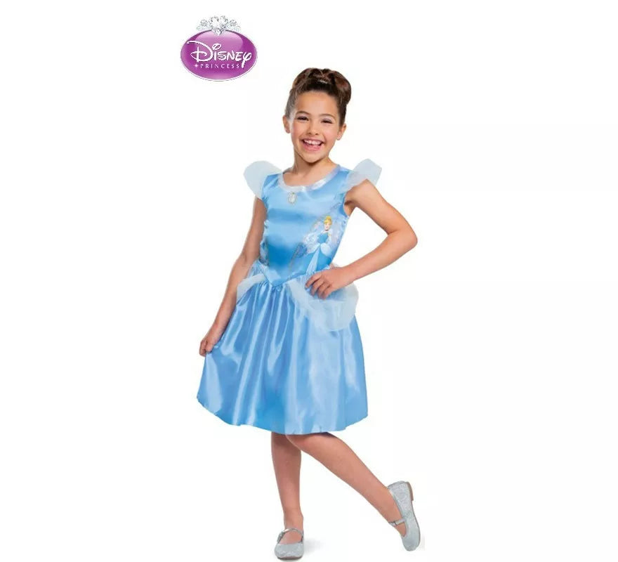Translation missing: de.Disfraz de Princesa Cenicienta Básico Plus para niña
