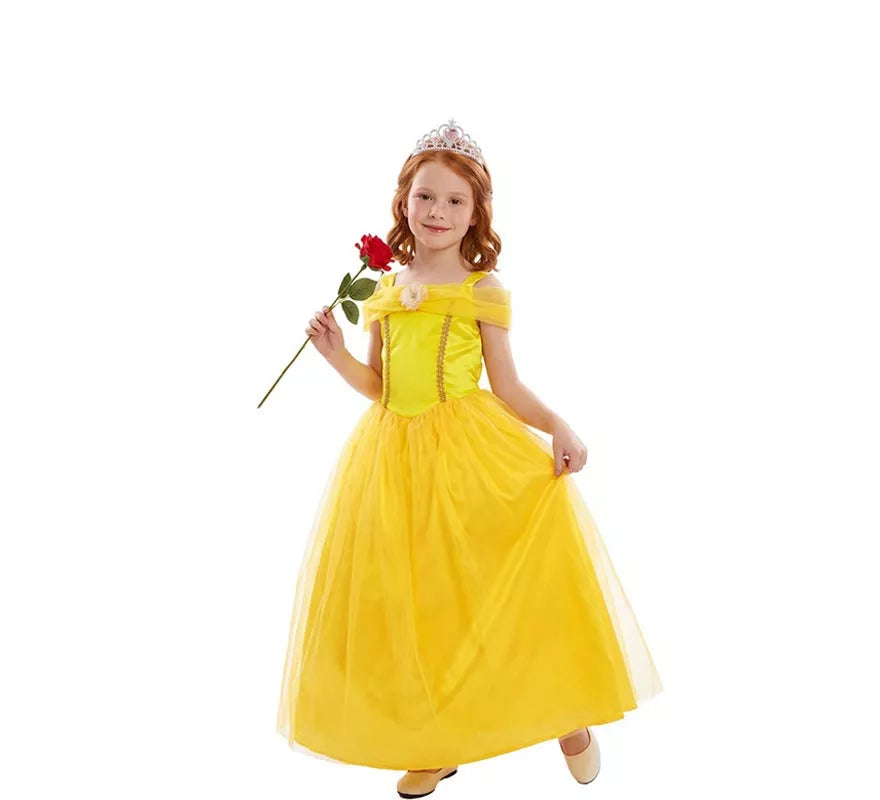 Translation missing: de.Disfraz de Princesa de Cuento amarilla para niña