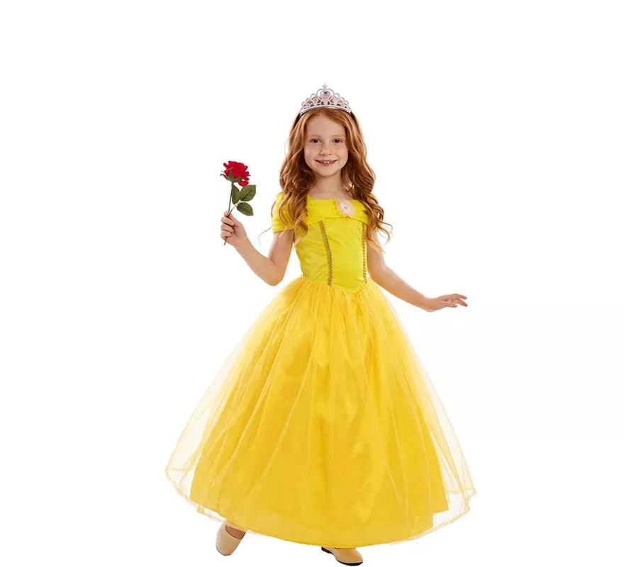 Translation missing: de.Disfraz de Princesa de Cuento amarilla para niña