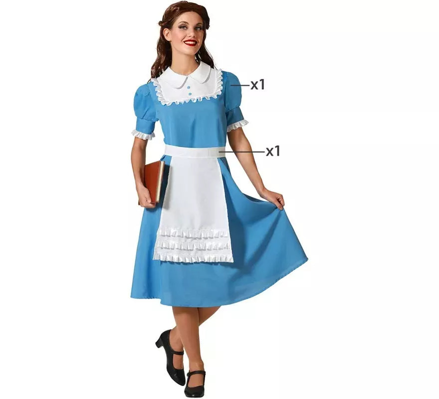 Translation missing: de.Disfraz de Princesa de Cuento azul para mujer