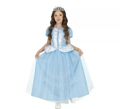 Blaues Märchenprinzessin-Kostüm für Mädchen