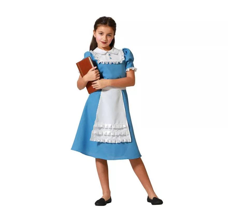 Translation missing: de.Disfraz de Princesa de Cuento azul para niña