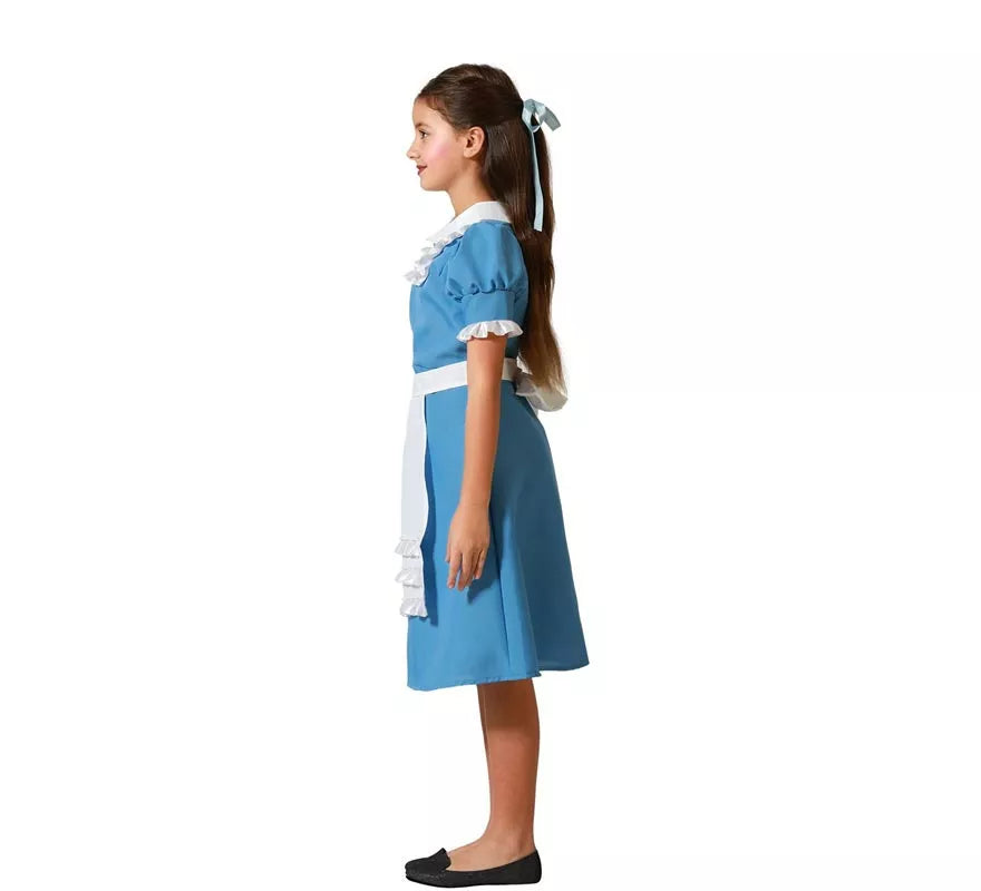 Translation missing: de.Disfraz de Princesa de Cuento azul para niña