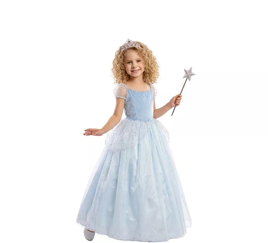 Translation missing: de.Disfraz de Princesa de Cuento azul para niña