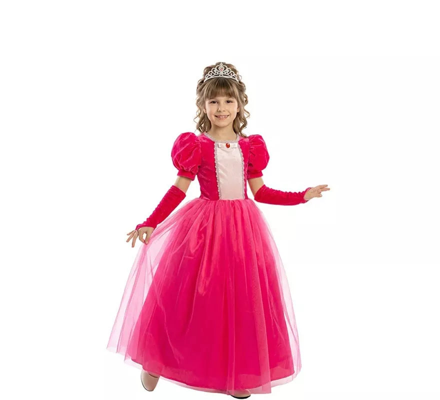 Disfraz de Princesa de Cuento rosa para niña