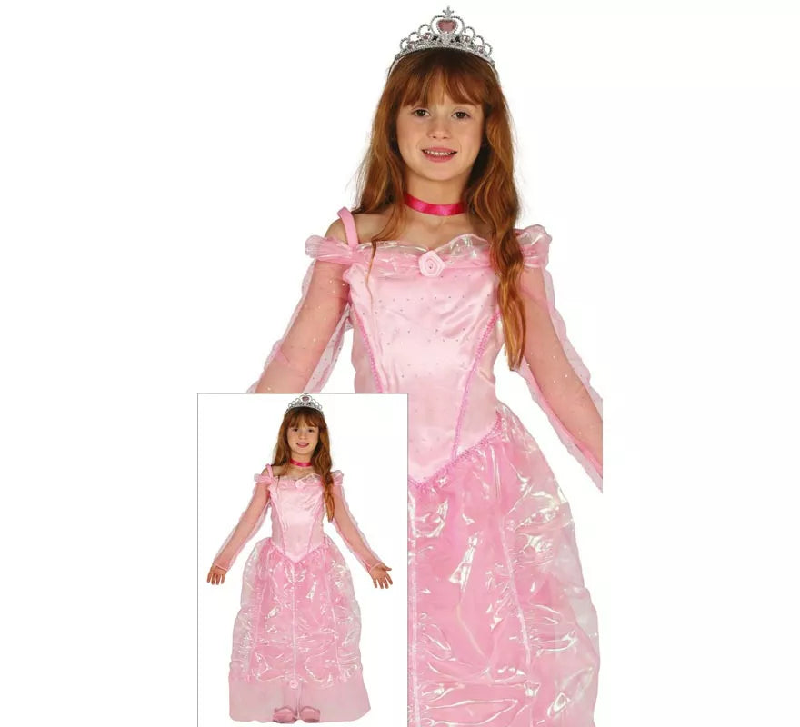 Translation missing: de.Disfraz de Princesa de Cuento Rosa para niña