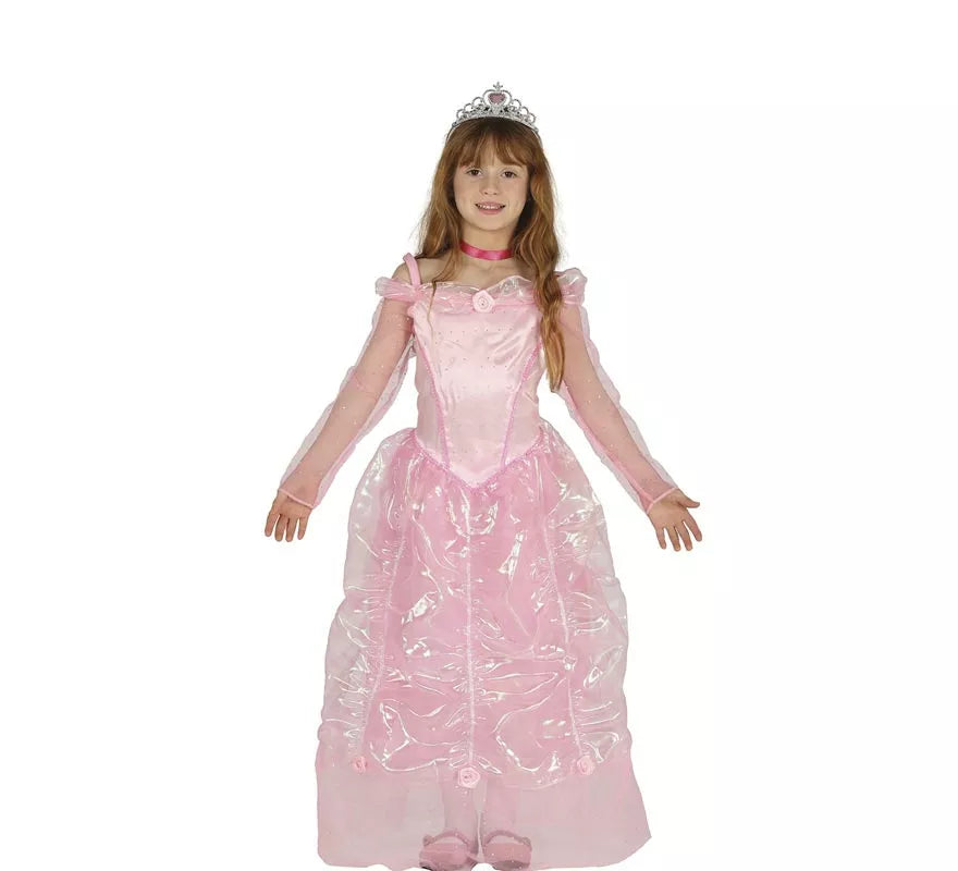 Translation missing: de.Disfraz de Princesa de Cuento Rosa para niña
