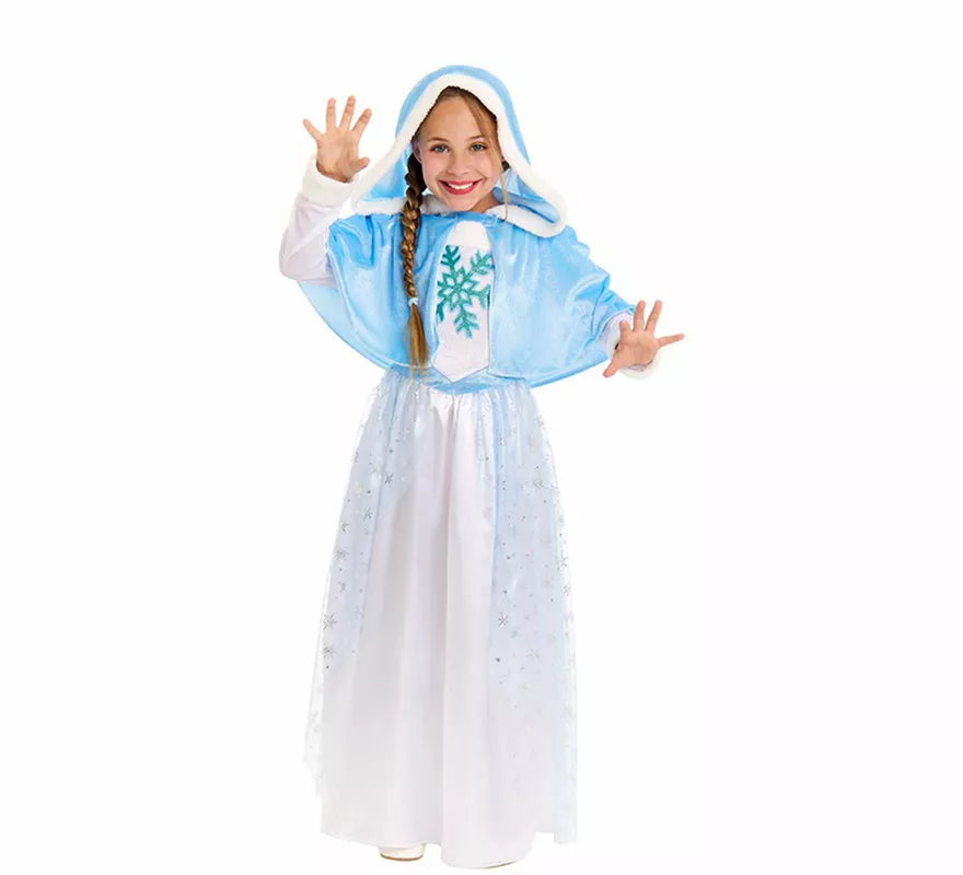 Translation missing: de.Disfraz de Princesa de Nieve para niña