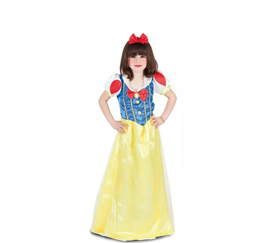 Disfraz de Princesa del bosque con lazo para niña